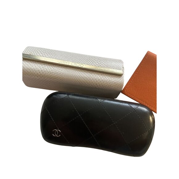 CHANEL JIMMY CHOO TORY BURCH Lot of 3 Sunglasses Cases - Picture 9 of 9